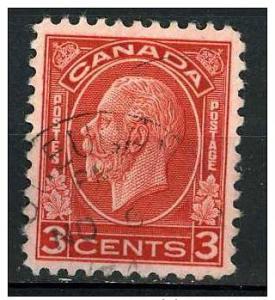 Canada 1932 - Scott 197 used - 3c, King George V 