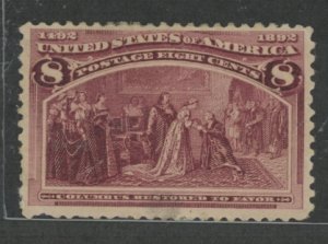 United States #236 Unused Single