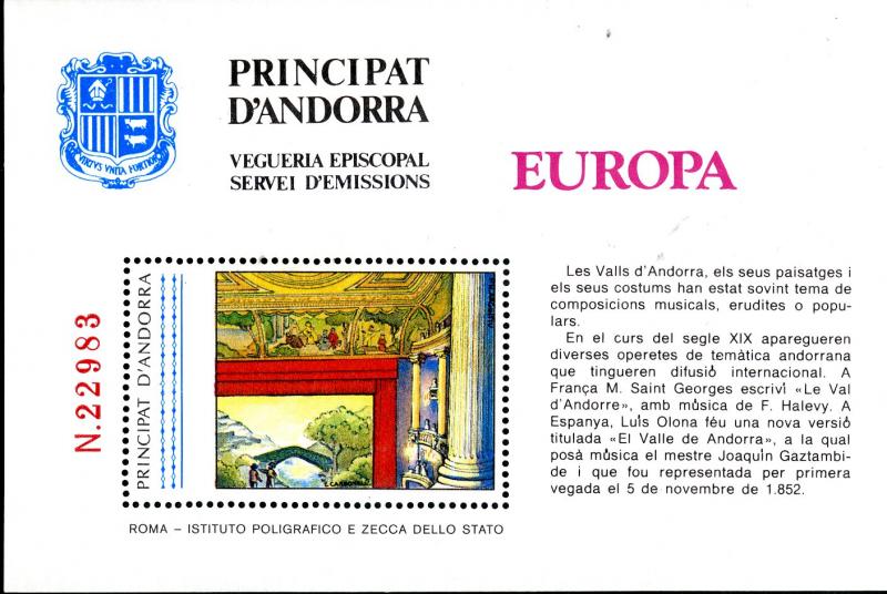 ANDORRA UNLISTED EUROPA  BIN $5.00