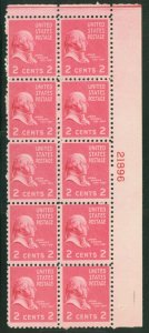 United States #806 Mint (NH) Plate Block