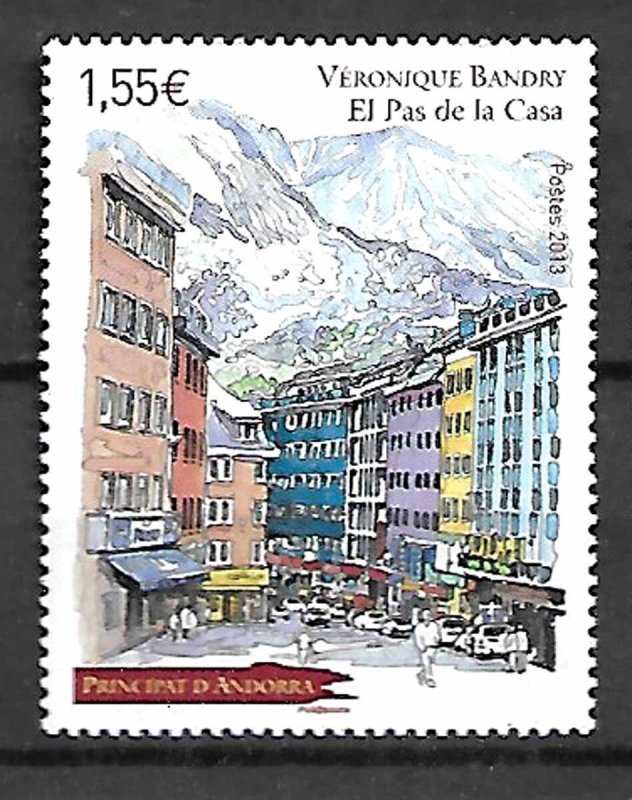 ANDORRA STAMPS. ART, V. BANDRY 2013, MNH