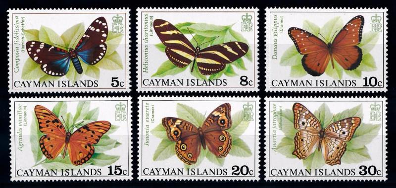 [65692] Cayman Islands 1977 Butterflies  MLH
