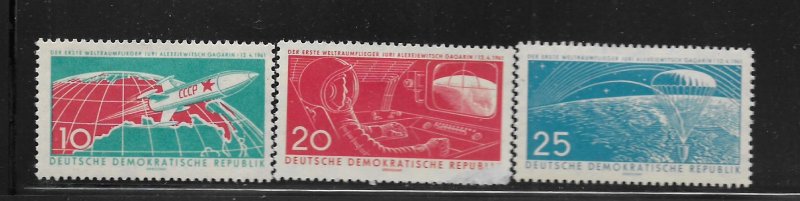 DDR, 549-551,  MINT HINGED, 1961 ISSUE