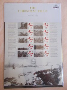 2014 The Christmas Truce December 1914 Limited Edition Smiler Sheet CS 26 U/M