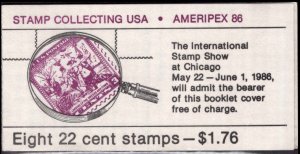 US #BK153 2201a STAMP COLLECTING COMPLETE BOOKLET OF 2 PANES OF 4