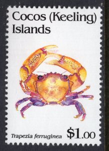 Cocos Keeling Islands 258 Crab MNH VF