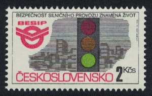 Czechoslovakia Traffic Car Road Safety Campaign 1992 MNH SG#3087