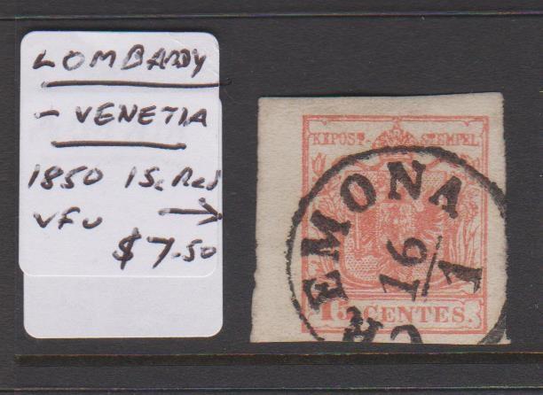 Lombardy-Venetia Sc#4 Used