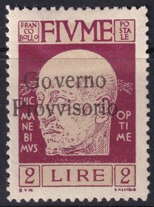 Fiume 1921 Sc 144 MH*