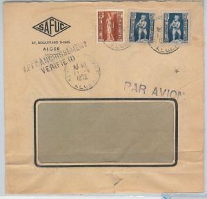 61293 -  ALGERIA - POSTAL HISTORY - COVER  to ITALY 1952