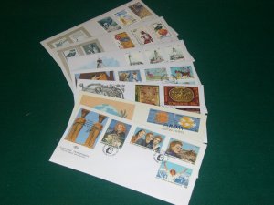 Greece 1995 year set official FDC's.