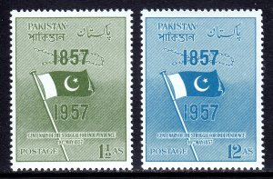 Pakistan - Scott #90-91 - MH - SCV $1.75