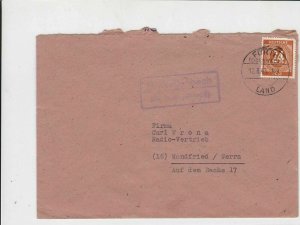 germany 1940s allied occupation stamps cover ref 18682