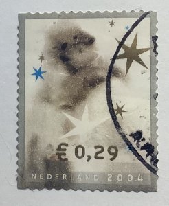 Netherlands 2004 Scott 1180f used - December stamp, Polar Bear