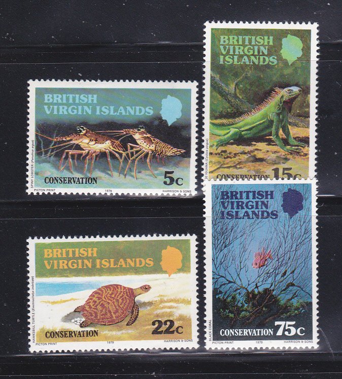 Virgin Islands 346-349 Set MNH Animals