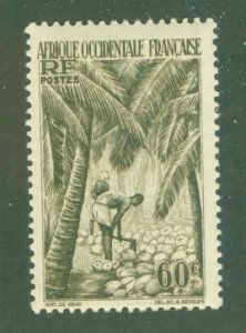 FRENCH WEST AFRICA 40 MH BIN $0.50