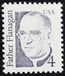 US #2171a MNH Single, Untagged, Father Flanagan, SCV $.25