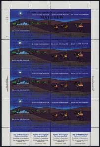 Marshall Islands 58e TL Plate 11111 MNH Christmas