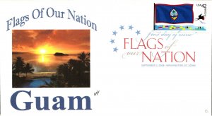 #4286 FOON: Guam Flag Unknown FDC