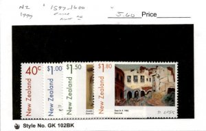 New Zealand, Postage Stamp, #1597-1600 Mint NH, 1998 Paintings (AB)