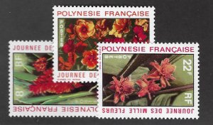 French Polynesia SC#264-266 MNH F-VF SCV$11.50...Always Collectible!