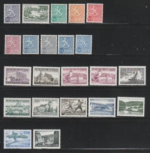 Finland 398-414, 414B-415 MH Various (B)