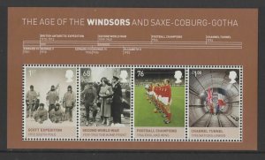 MS3270 2012 Age of Windsors miniature sheet UNMOUNTED MINT/MNH 