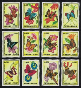 Sierra Leone Butterflies 12v SG#1999-2010