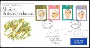 Great Britain Sc# 920-923 FDC (a) 1980 9.10 Conductors