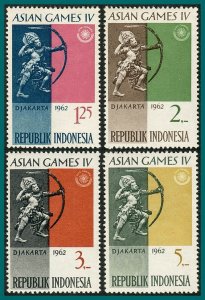 Indonesia 1962 Asian Games 1, MLH #561-568,SG914-SG921