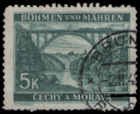 Bohemia and Moravia SC# 44 Uded f/vf