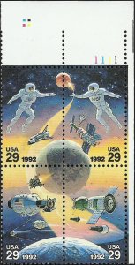 # 2631-2634 MINT NEVER HINGED ( MNH ) SPACE ACCOMPLISHMENTS