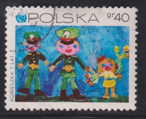 Poland 1810 Children’s Drawings and UNICEF Emblem 1971