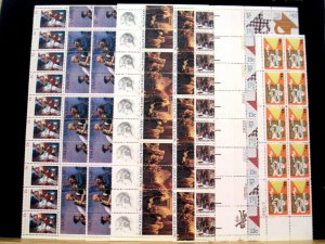 US - 12 PANES 13 Cent & 10 Cent STAMPS - MNH - FACE VAL $41.00