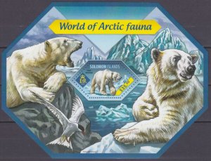 2014 Solomon Islands 2651/B311 World of Arctic fauna 12,00 €