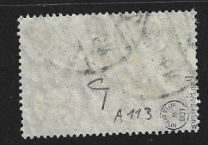 Germany Sc 111 Mi 113b used SIGNED Infla Berlin Mi CV $34