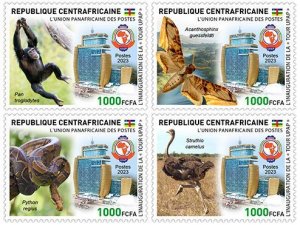 C A R - 2023 - Pan-African Postal Union (PAPU) - Perf 4v Set -Mint Never Hinged