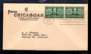 KAPPYSstamps POSTAL HISTORY FDC SC #974 HOTEL CHICAGOAN CHICAGO ILL