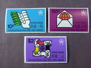 HONG KONG # 299-301--MINT/NEVER HINGED---COMPLETE SET---1974