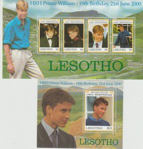 Lesotho SC 1223-4  Mint Never Hinged