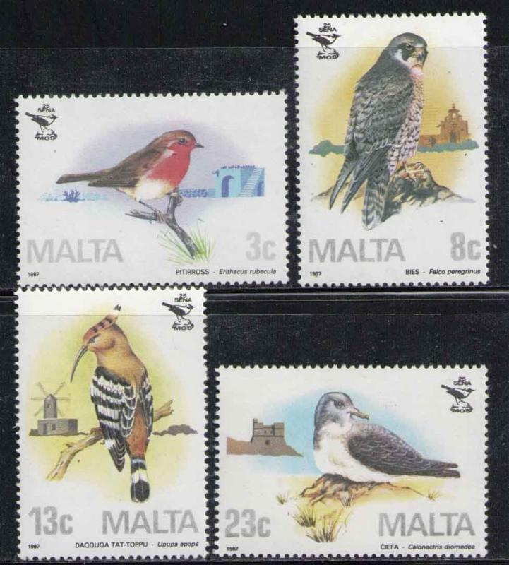 MALTA 1987 MNH SC.690/693 Birds