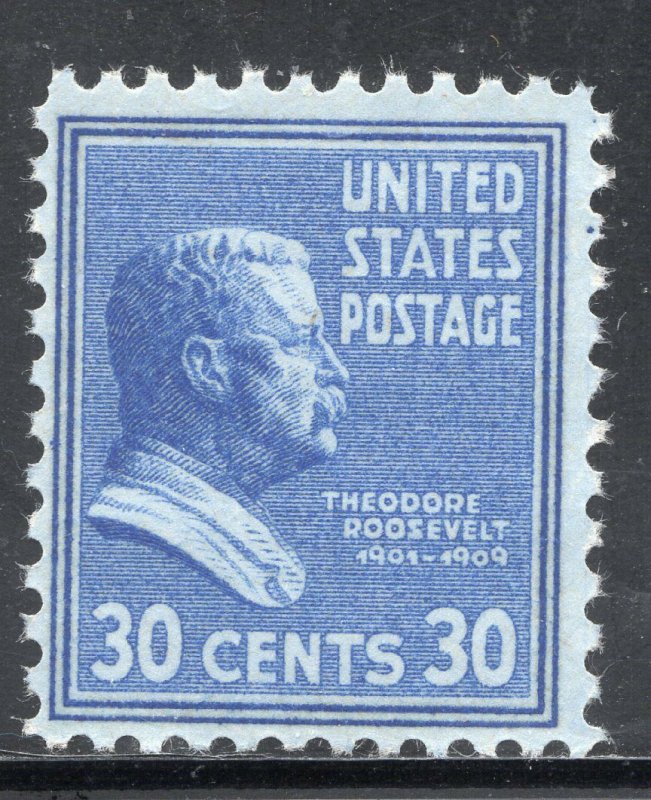 830 * THEODORE ROOSEVELT * PRESIDENT 1901 - 1909 * U.S. Postage Stamp MNH