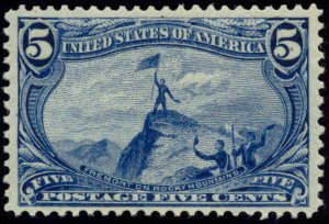 US 288 5c 1898 Trans-Mississippi Exposition Rocky Mountains PSAG grade 90 NH