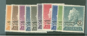 Christmas Island #1-10 Mint (NH) Single (Complete Set)