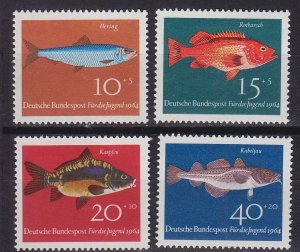 GERMANY BUND [1964] MiNr 0412-15 ( **/mnh ) Fische