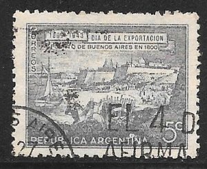 Argentina 516: 5c Buenos Aires Port in 1800, used, F-VF