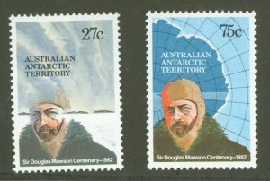 Australian Antarctic Territory #L53-4  Single (Complete Set)