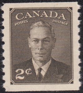 Canada 1950 MNH Sc #298 2c George VI with 'Postes-Postage' Coil