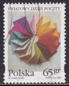 Poland 1998 Sc 3422 World Stamp Day Stamp Used