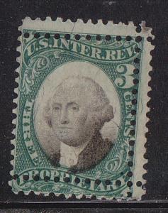 U.S. # RB 3, 3c Proprietary stamp
